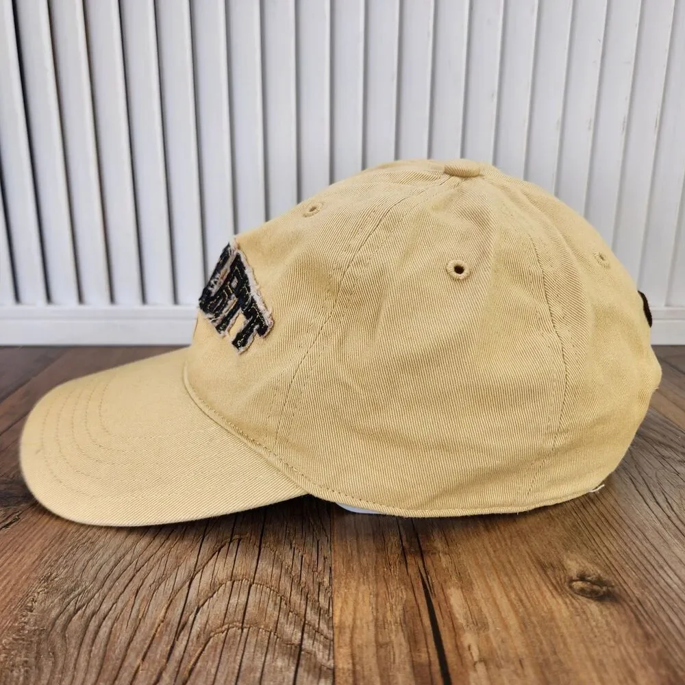 Carhartt 1889 Odessa Cap Yellow Strapback Embroidered Canvas Casual Work Hat